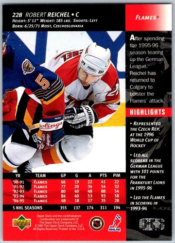 1996-97 Upper Deck Série 2 - Cartes de base (211-358 + ChkLst) - U-Pick From List - Photo 37 sur 293