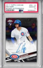 2017 Topps Chrome Ian Happ Rookie Auto PSA 10  RC