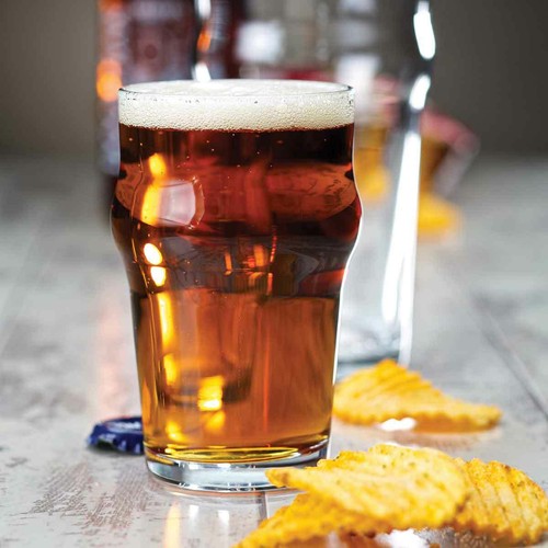 Set of 12 Toughened Nonic Pint Glasses 20 oz (57cl) CE Marked | Pub, Bar, Beer - Picture 9 of 12