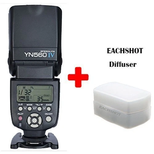Yongnuo YN-560 IV Flash Speedlite for Canon Nikon Pentax Olympus DSLR Cameras AU - Image 2 of 4