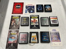 RARE 1982 ATARI 2600 VCS Black Vader Console System *Long BOX* Matching Package