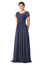 Mother's Formal Gown-SB6157-NAVY BLUE-SIZE S, M- NWTags