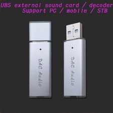 HiFi Sound Card USB DAC Computer Phone OTG Headphone Amp Decoder/PCM2706 TDA1305