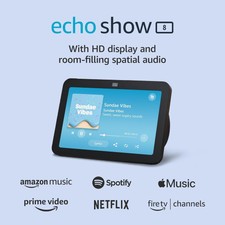 Image of Amazon Echo Show 8 3rd Gen 2024 Alexa Smart Display 13MP Charcoal