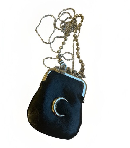 Bolso Funda Pequeña Gótico Urbano Calle Chic Oculto Punk Luna Lunar Cadera - Imagen 17 de 17