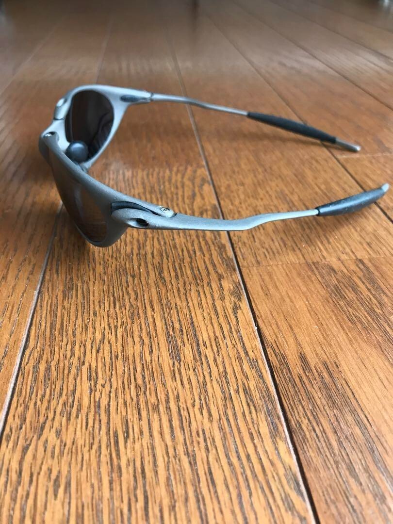 Oakley Romeo X-METAL / USA made black iridium sunglasses Fashion