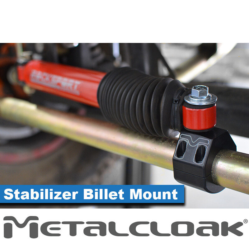 Metalcloak Steering Stabilizer Billet Mount for 1 5/8" Tie Rod for Jeep JK/JL/JT eBay