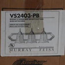 Murray Feiss 3-Light Vanity Sconce in Polished Brass VS2403-PB
