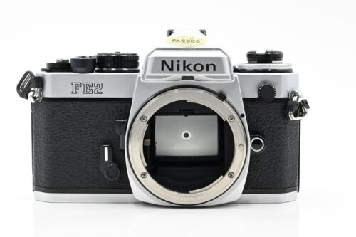 Nikon FE2 SLR Film Camera Body Chrome #668