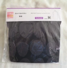 Marimekko Uniqlo HEATTECH T-Shirt Turtleneck Hen Capercaillie Dark Gray S M L