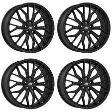 4 Alu Felgen AEZ Porto black 8.0Jx18 5x112 für Fiat 500 Croma