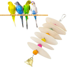 Bird Cuttlebone Chew Toy, Natural Bird Calcium Cuddle Bone for Parrot Cockatiel