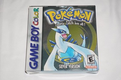 Pokemon Silver (Nintendo Gameboy Color Game Boy GB) Complete CIB Authentic