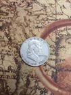 Silver 90%  1950 P  Franklin Half Dollar   TP-0595