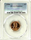 1956 PROOF LINCOLN CENT PCGS PR66 RD, HIGHLY BRILLIANT
