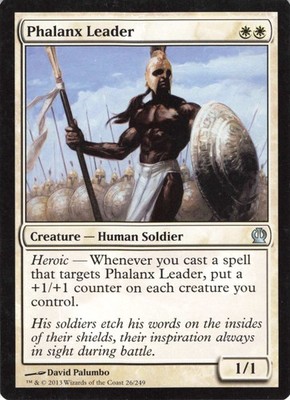 Phalanx Leader 2013 Theros Magic the Gathering MTG Card