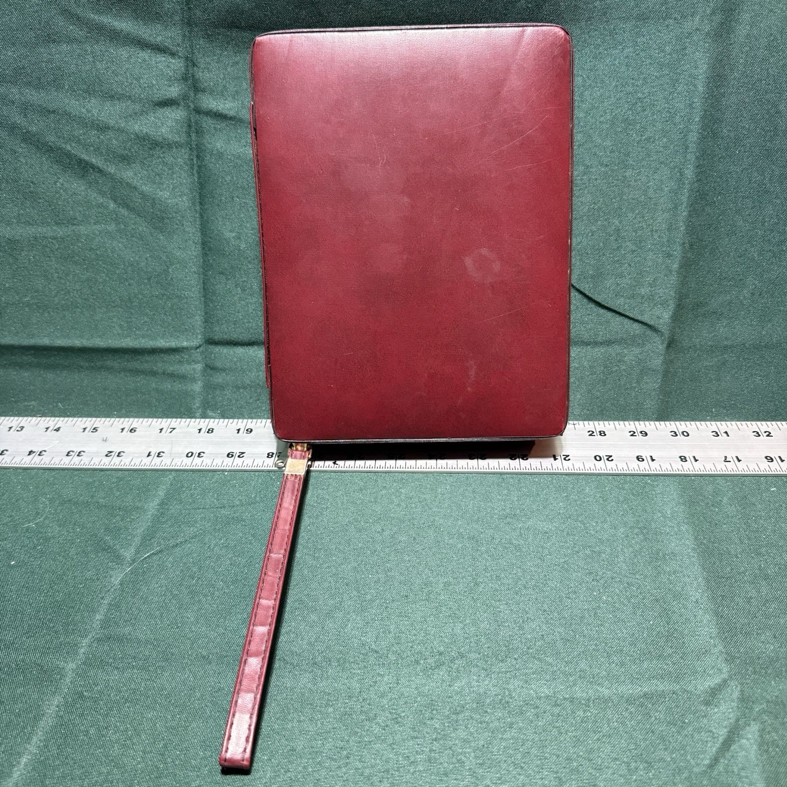 Vintage Travel Backgammon Game Zippered Case Dice Cups Complete w/ Rules