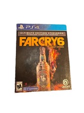 Far Cry 6 Ultimate Edition Steelbook Sony PlayStation 4, PS4 Complete w/ Slip