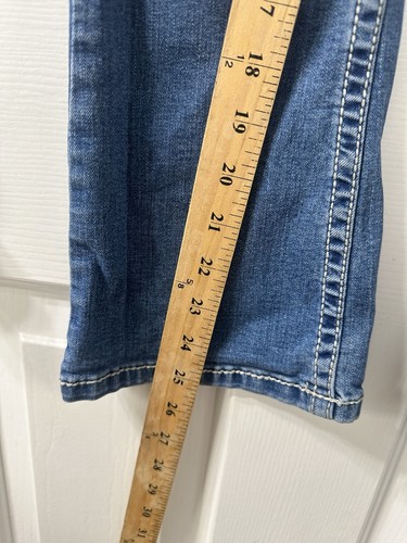 Shyanne Girls Jeans Size 10 Boot Cut Low Rise Medium Wash Denim Embroidered - Picture 7 of 8