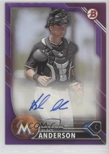 Blake Anderson Bowman 2016 Purple /250 Auto