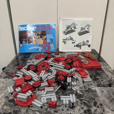 Vintage Fischertechnik 100 Building Construction Set With Instruction (read)