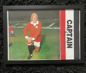 Denis Law signed captain armband Manchester United autographed W/ COA -legend
