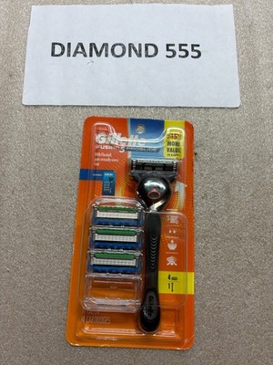 Gillette Fusion 5 ProGlide Shaving Bundle 1 Razor Handle 4 Cartridges | 8438
