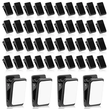 50x Self-Adhesive Wall Clips, Sticky Spring Hangers for Posters Photos Art Decor