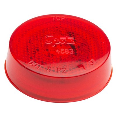 GROTE G1002 Clearance Marker Lamp,FMVSS A, P2,Round 2VRA9