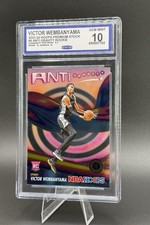 Victor Wembanyama RC Anti Gravity #5 2023 Hoops Premium Stock CCG 10 Spurs