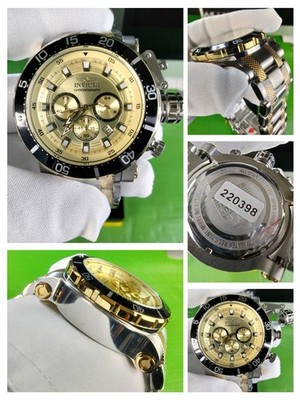 Invicta Coalition Forces Chrono Men Watch 49224 SS Case / 2 Tone Bracelet WR100M