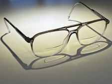 Vintage Silhouette Eyeglass Frames SPX M2756 Pilot Translucent Gray Austria VTG