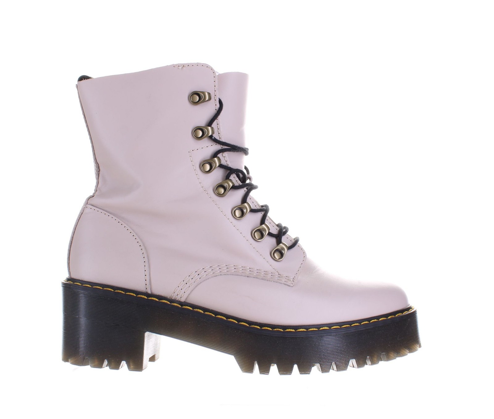 Женские армейские ботинки Dr Martens Leqna бежевого цвета размер 11 7804033 11290₽