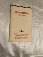 1980 Corvette GM Original Chevrolet Owners Manual w/ Full Corvette News Card