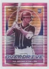 2021 Panini Chronicles Overdrive Pink Pulsar Prizm Ha-Seong Kim #2 0j8f