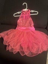 WEISSMAN NEON PINK GIRLS PAGEANT DRESS SIZE SC