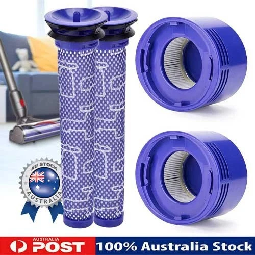 2x Pre & 2x Post HEPA Filter For Dyson V8 V7 Animal Absolute Vacuum Replacement