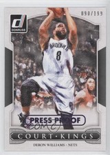 2014 Panini Donruss Court Kings Press Proof Purple 90/199 Deron Williams #24 0f8