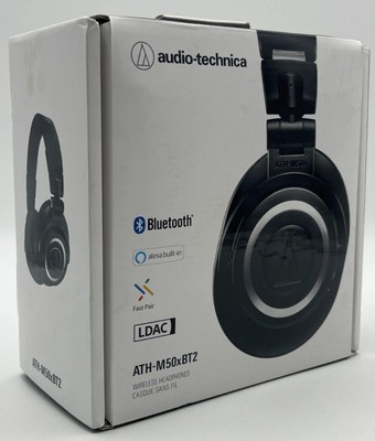Audio-Technica ATH-M50xBT2 Bluetooth Studio Monitor Closed-Back Headphones