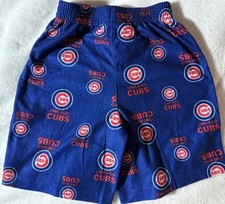 Chicago Cubs Genuine Merchandise Kids PJ Shorts Size 4 New W/O Tags