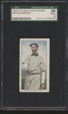 1909 Philadelphia Caramel (E95) Nick Maddox SGC 4