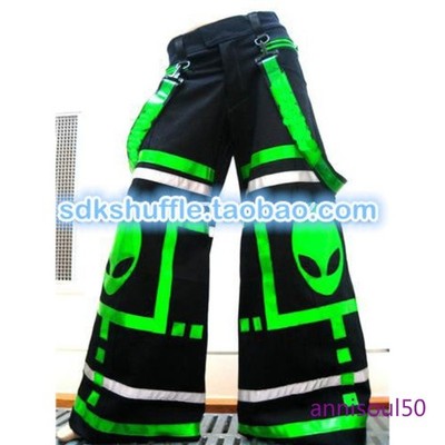 Heatwave Trousers Phat Pants Rave Gear Reflective Dance Wear Hardstyle Reflector
