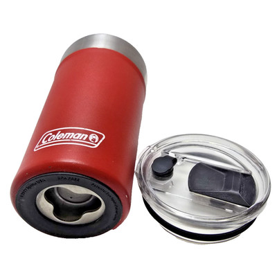 Coleman Tumbler 20 oz Red Stainless Steel Cup With Bottle Opener