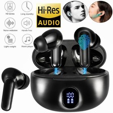 Bluetooth Headset 5.3 True Wireless Earphones Earbuds Headphones HiFi Sport TWS