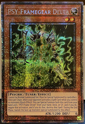 PSY-Framegear Delta RA05-EN007 Starlight Rare Yugioh Rarity Collection 5