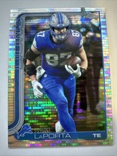 2025 Topps Chrome Sam LaPorta Pulsar Refractor #100 Detroit Lions