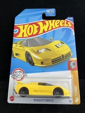 Hot Wheels 65 '94 Bugatti EB110 SS HW TURBO 5/10 YELLOW
