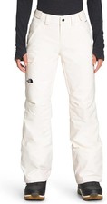 The North Face Freedom Women's Ski Snowboard Pants, White, Med. Long - NWT