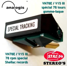 VN78E stylus Special 78 rpm Shellac Analogis JP for Shure V15 III VN35/78