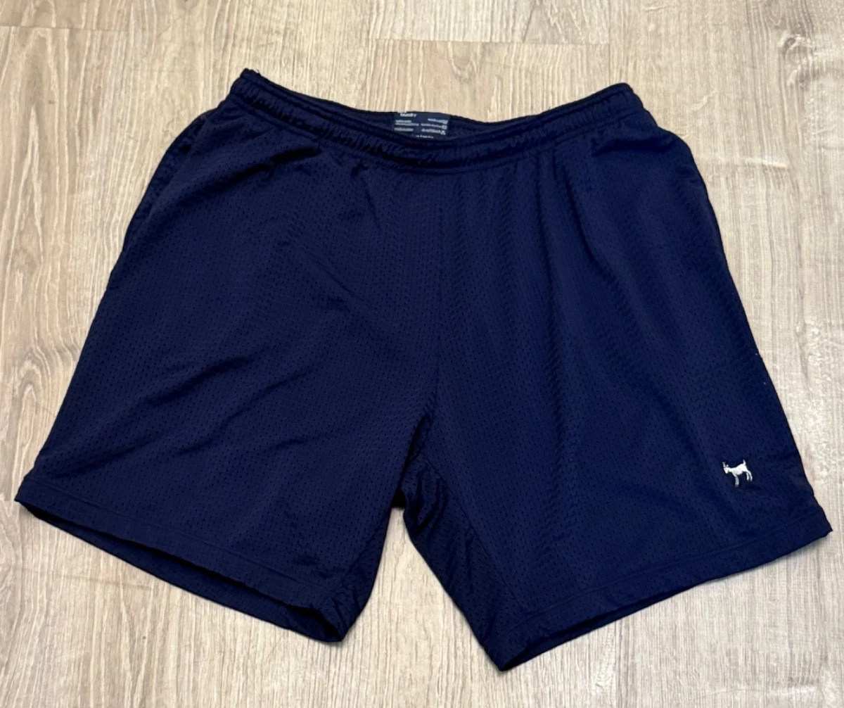 Nice Laundry Men's XL Navy Blue Mesh Athletic Shorts (Lined)